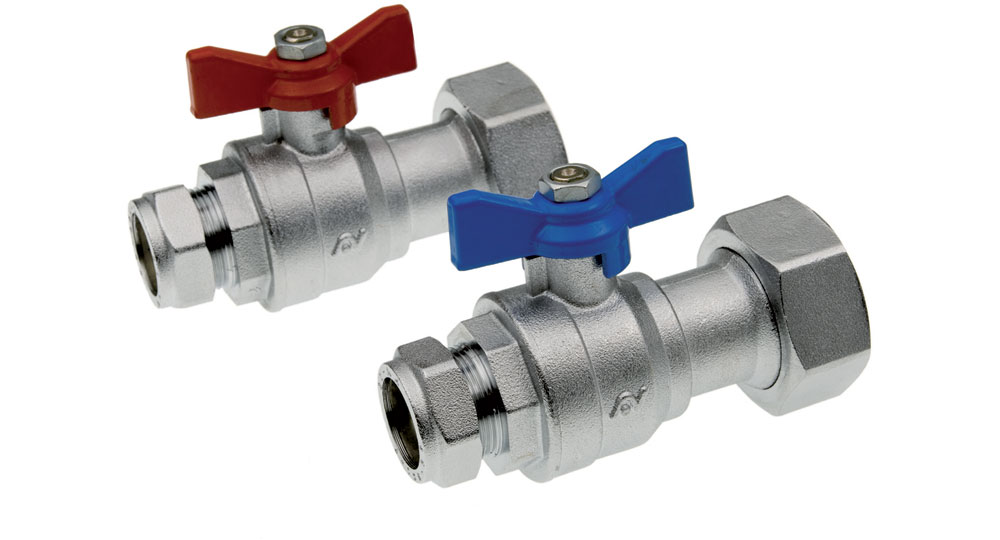 Isolation valves for thermostatic mixing valves